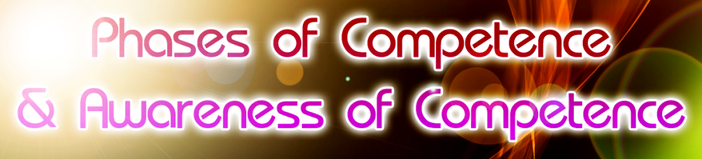 Phases of Competence & Awareness of Competence Copy - Courageously Real